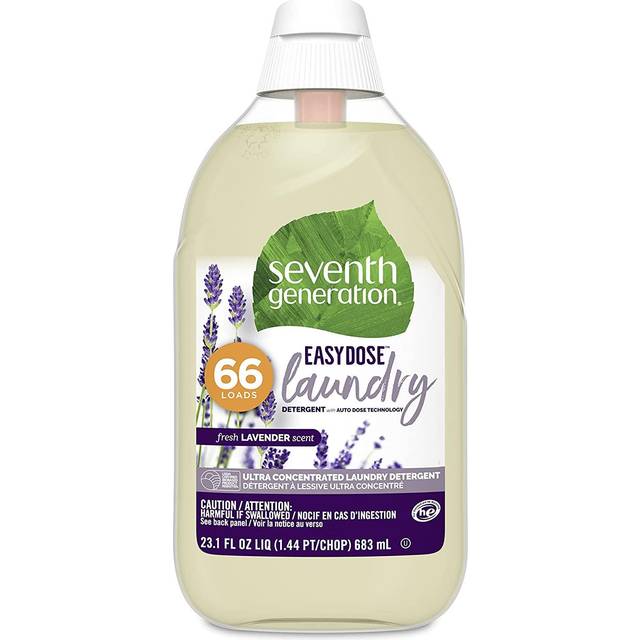 Seventh Generation  Easydose  Ultra Concentrated Laundry Detergent  Fresh Lavender  66 Loads  23.1 fl oz (683 ml)