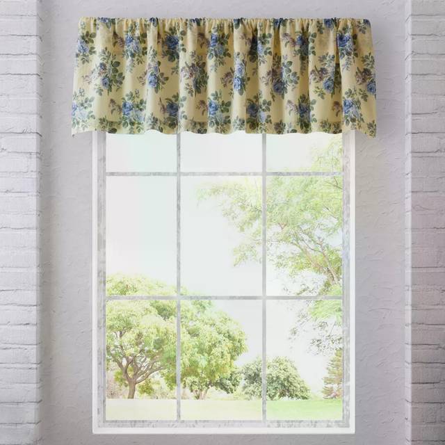| Stylish Premium Hotel Quality Valance Curtain, Chic Decorative Window Treatment for Home DÃ©cor, Fabric, Pale Yellow