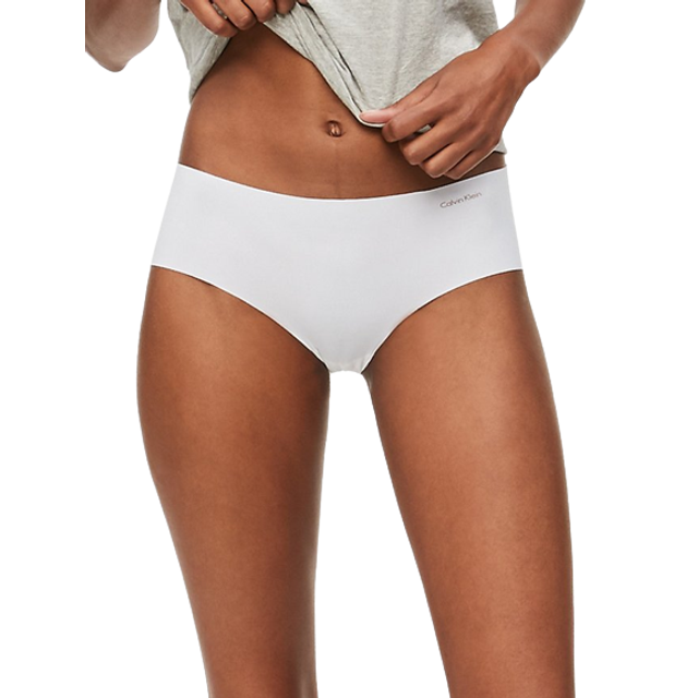 Calvin Klein Women's Invisibles Hipster Multipack Panty  White  Small