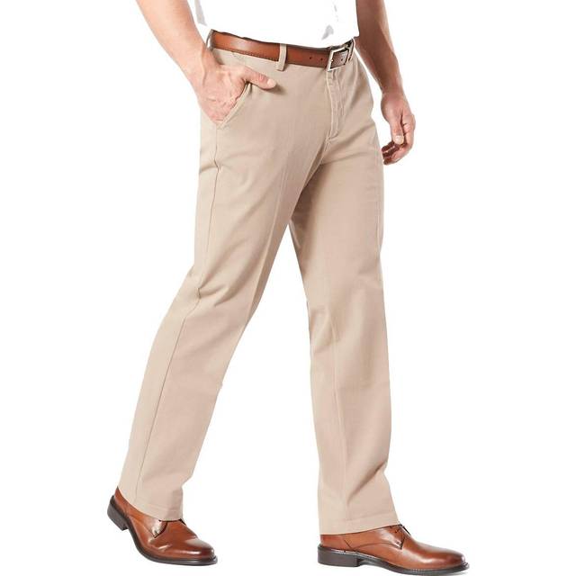 Dockers Men's Classic Fit Workday Khaki Smart 360 Flex Pants Standard and Big & Tall  Safari Beige  38W x 29L