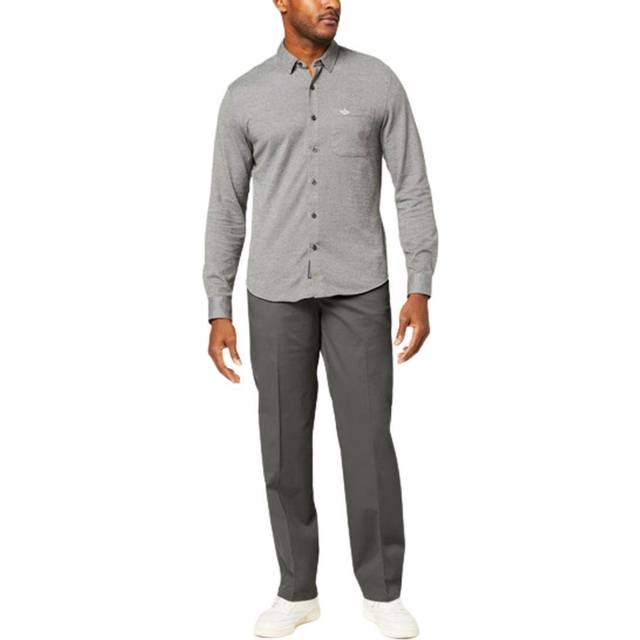 Dockers heren Classic Fit Workday Khaki Smart 360 Flex Pants Casual Pants, Storm Grey, 38W / 34L