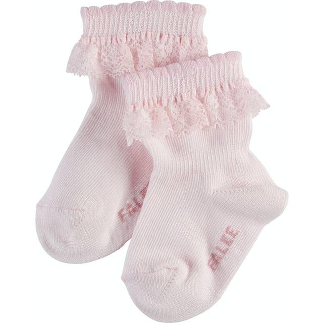 FALKE unisex baby romantiska spetsstrumpor