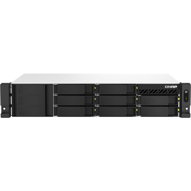 QNAP TS-873AeU-RP NAS Rack (2U) Ethernet LAN Black V1500B