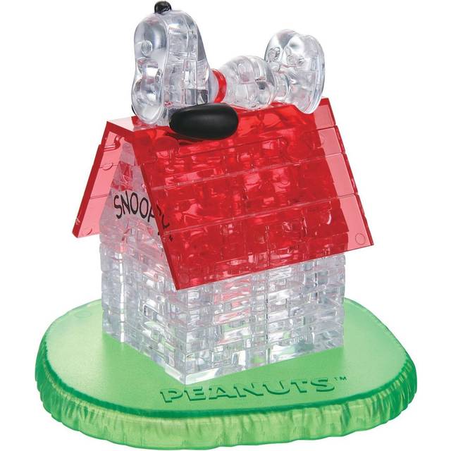 3D Crystal Puzzle - Peanuts Snoopy House: 50 Pcs