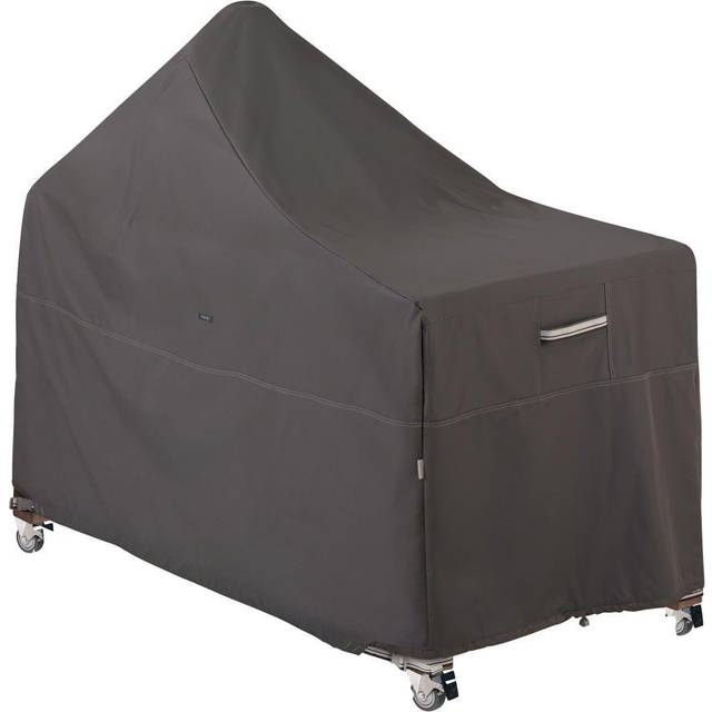 Classic Accessories 55-420-015101-EC Ceramic Grill Cover With Offset Table - Large, Taupe