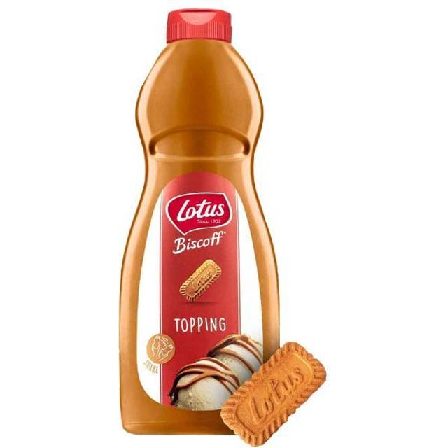Biscoff Lotus Topping Sauce, 1kg Squeezy Bottle