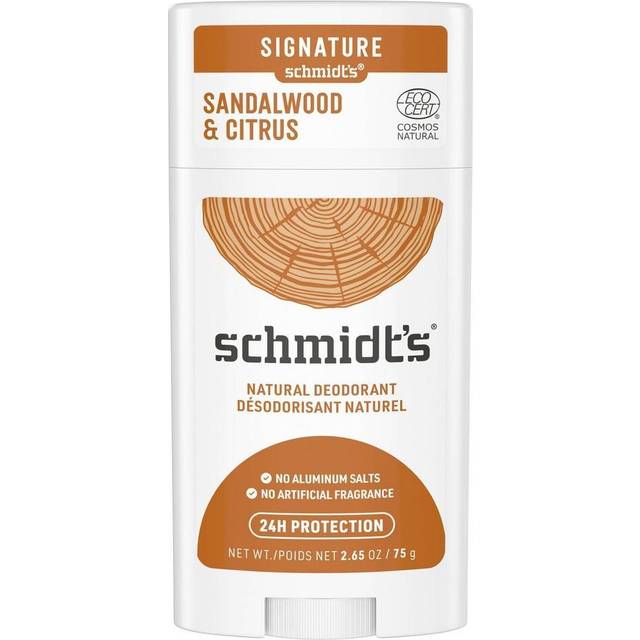 Schmidt&#39;s Natural Deodorant Aluminum Free Sandalwood & Citrus 2.65 oz