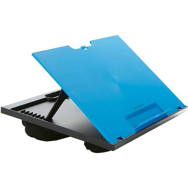 Anchor Collection, Adjustable, Portable 8 Position Lap Top Desk with Built-in Cushions, Blue, 11.12 D x 14. 75 W x 3 H