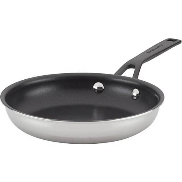 Stainless Steel 5-Ply Clad 8.25-Inch Nonstick Frying Pan