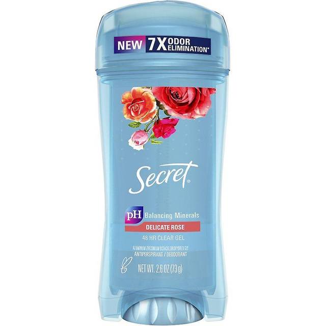 Secret, 48 Hour Clear Gel Deodorant, Rose , 2.6 oz