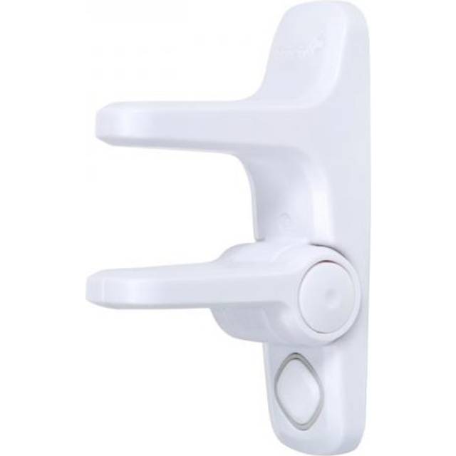 LEVER HANDLE LOCK WHT (Pack of 2)