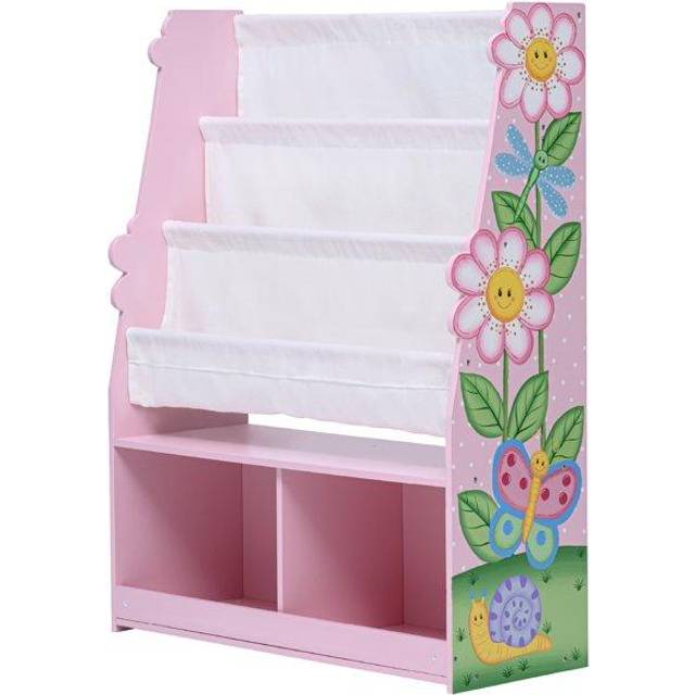Fantasy Fields By Teamson Kids Magic Garden Wooden Bookshelf, Pink
