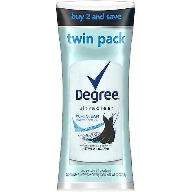 Degree  UltraClear  Black & White  Antiperspirant Deodorant  2 Pack  2.6 oz (74 g) Each