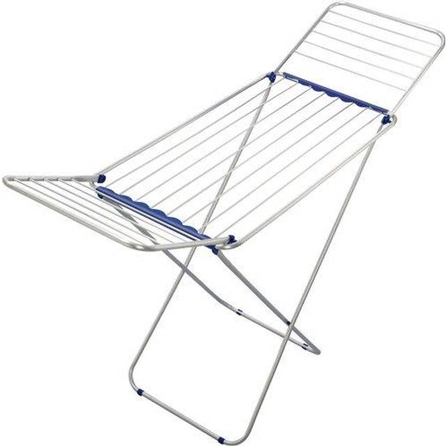 Leifheit Standard torkställ Classic Siena 180 Easy aluminium, robust torkställ för inomhus- och utomhusbruk, torktorkställ med 18 m torrlängd för 2 tvättmaskinsladdar, torktumlare
