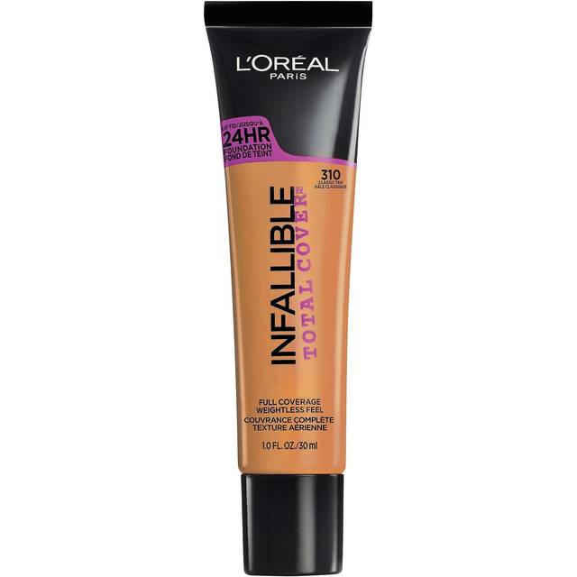 L'Oréal Paris Infallible Total Cover Foundation, Nude Beige, 1 fl. oz.