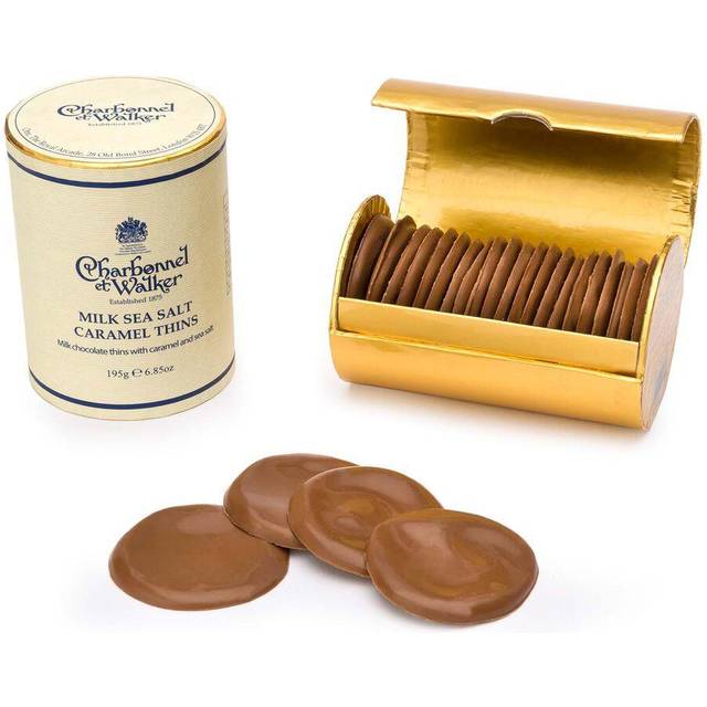 Charbonnel et Walker Sea Salt Caramel Milk Chocolate Thins, 195g