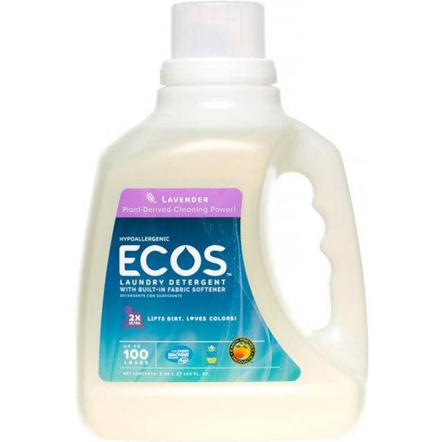 ECOS Hypoallergenic Laundry Liquid Detergent 100 Loads Lavender 100 fl oz