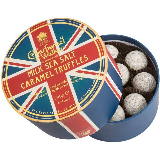 Charbonnel Et Walker Union Jack Milk Sea Salt Caramel Truffles 240g