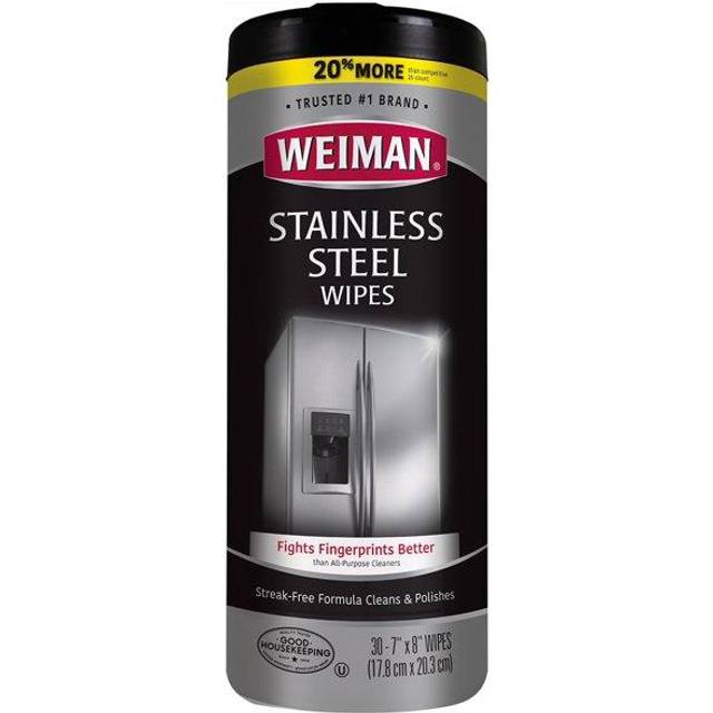 Weiman Stainless Steel Wipes-30 Wipes/Pkg