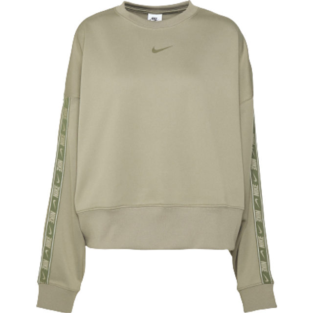 Nike, Sweatshirts, female, Green, S, Oversize Crewneck Sweatshirt