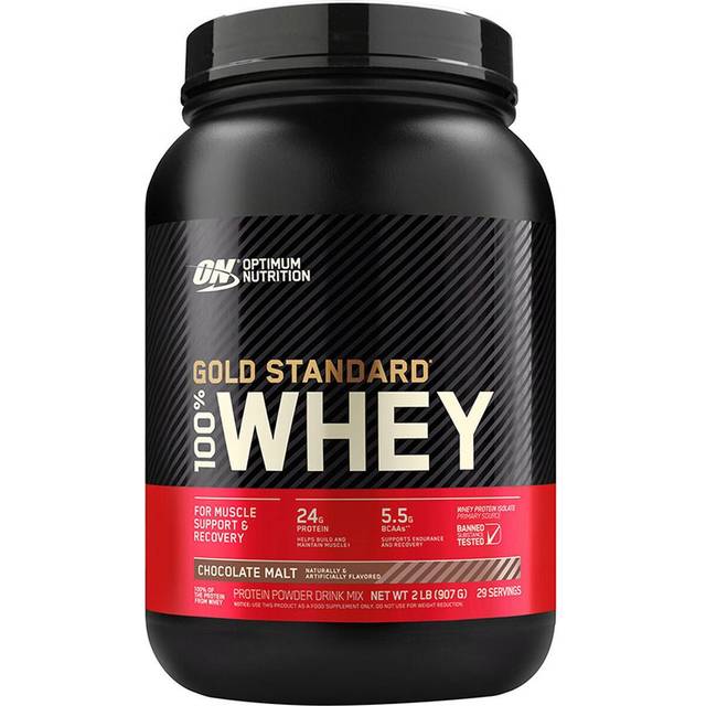 Optimum Nutrition  Gold Standard® 100% Whey  Chocolate Malt  2 lb (907 g)