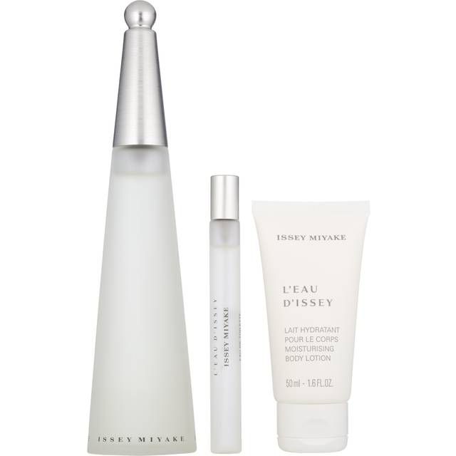 Issey Miyake L'eau D'issey 3 Piece Gift Set: Eau De Toilette 100ml - Eau De Toilette 10ml - Body Lotion 50ml