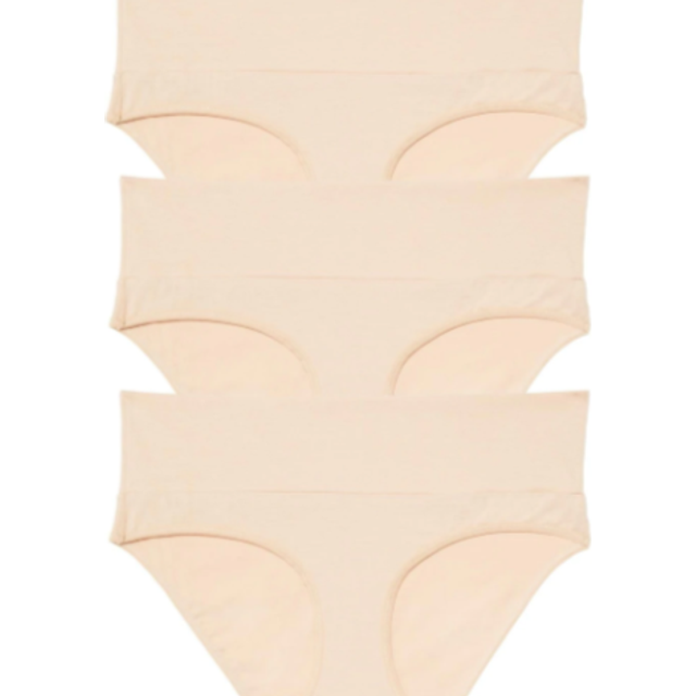 Motherhood Maternity Underkläder för kvinnor, All Nude Pack, S