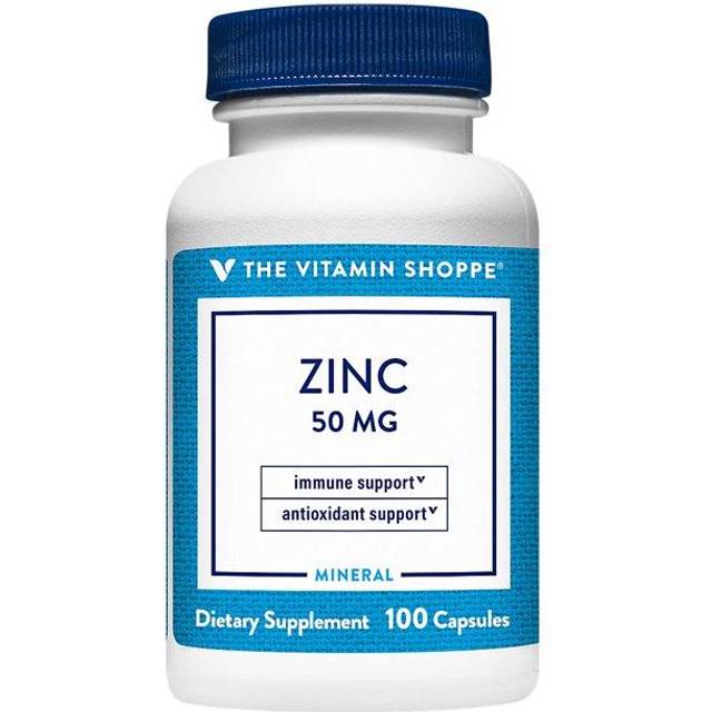 The Vitamin Shoppe, Zinc, 50 mg, 100 Capsules