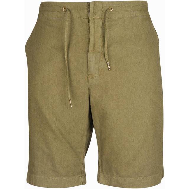 Barbour Linen Cotton Mix Short - Shorts - Herr Military Green US 36