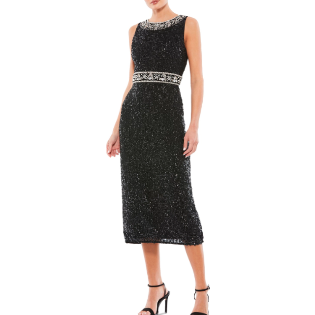 Mac Duggal Embellished Cocktail Dress