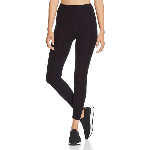 Caught in the Midi High-Waist Space-Dye Leggings - DARKEST NIGHT - Large