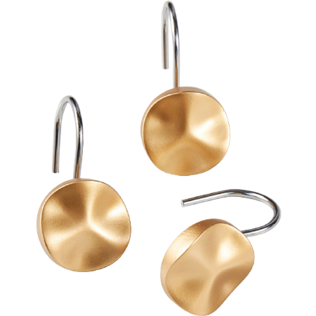 SKL Home Sparkle Shower Curtain Hooks  Gold