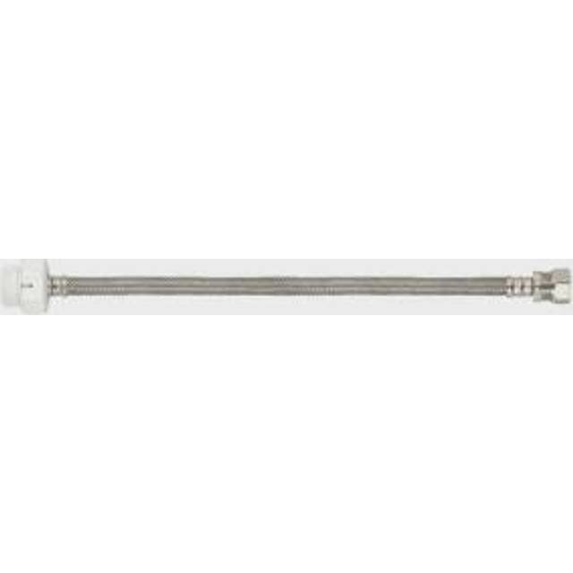 Fluidmaster Click Seal Flexible Hose Connector 15mm x 1/2". 500mm in Chrome Brass