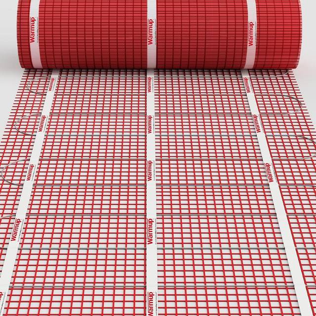 Warmup StickyMat Underfloor Heating Mat 1m² (0.5 x 2m) in Red