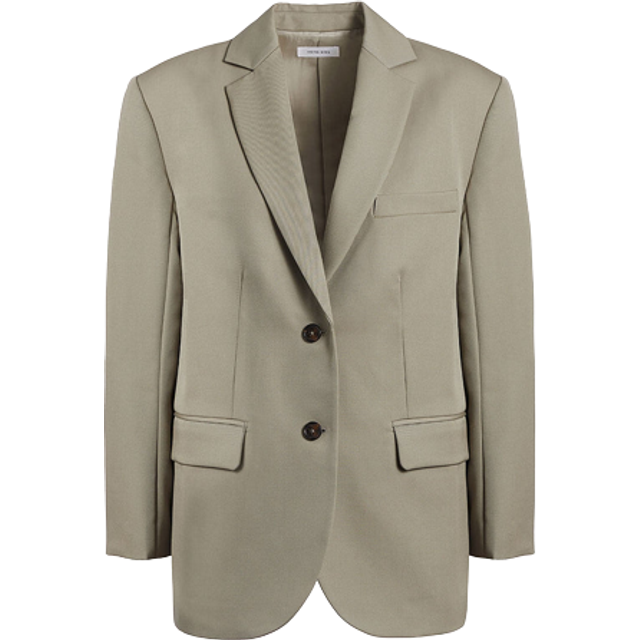 ANINE BING Khaki Quinn Blazer - Green - L