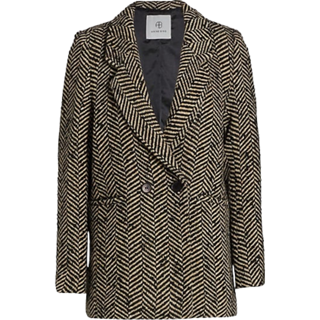 Anine Bing, Jacka, Dam, S, Fishbone Blazer - black (S)
