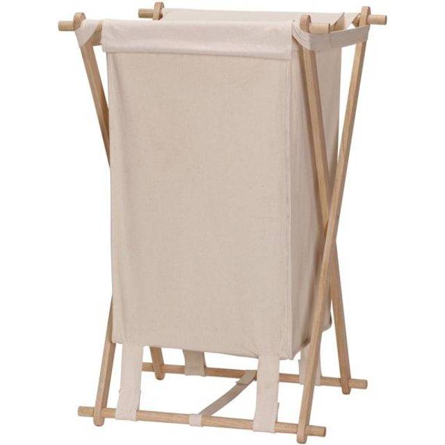Household Essentials 6785-1 hopfällbar X-ram tvättkorg med viklock