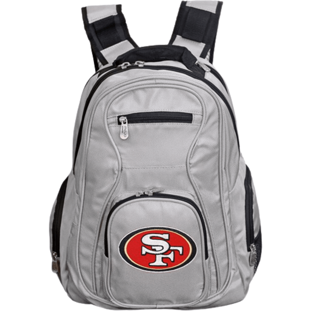 MOJO Gray San Francisco 49ers Premium Laptop Backpack