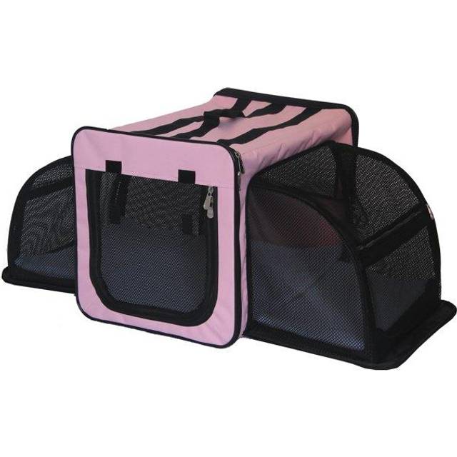 Pet Life Capacious Dual Expandable Wire Folding Crate