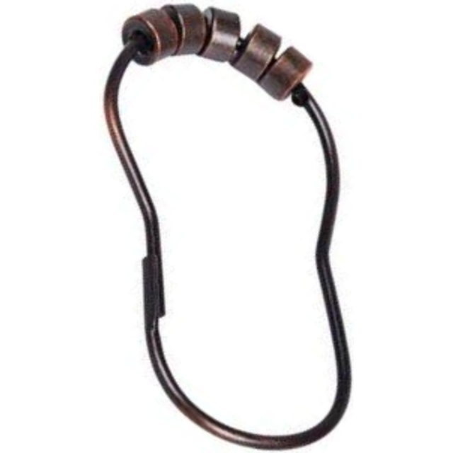Utopia Alley HK2RB Roller Shower Hook, Oil Rubbed Bronze