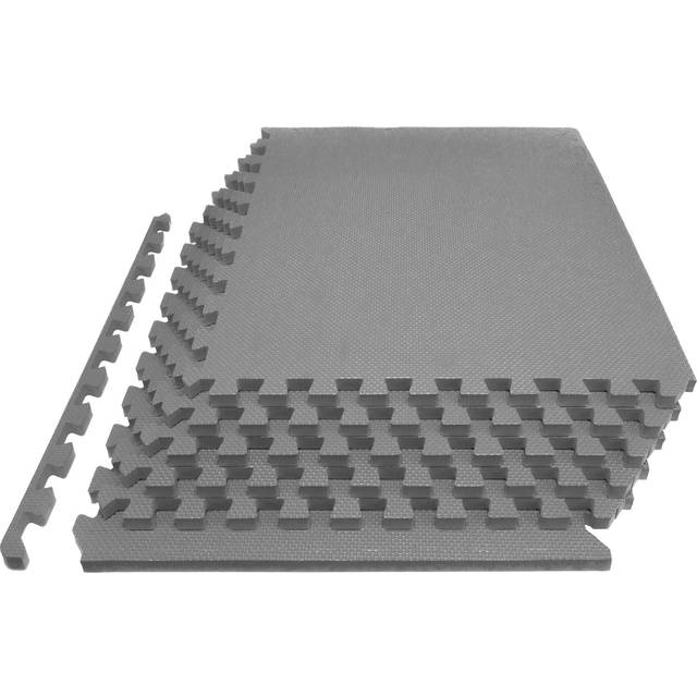 ProsourceFit Extra Thick Puzzle Exercise Mat , EVA Foam Interlocking Tiles for Protective, Cushioned Workout Flooring for Home and Gym Equipment, Blue