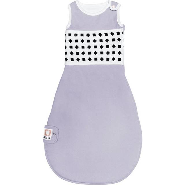 Nanit Breathing Wear Sleeping Bag - 1pk MEDIUM 6-12M, Pebble Grey, One Colour