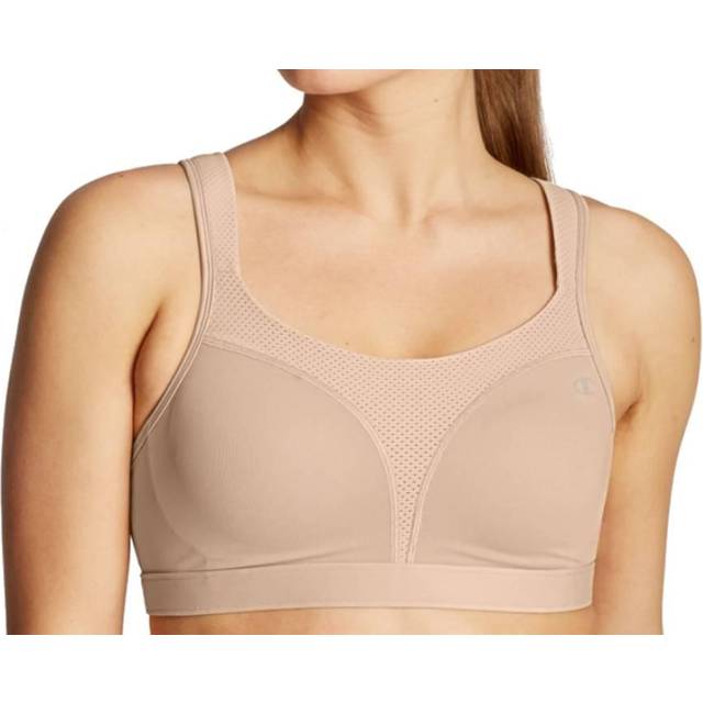 Champion womens Spot Comfort Full Support Sports Bra  Nude  36C US