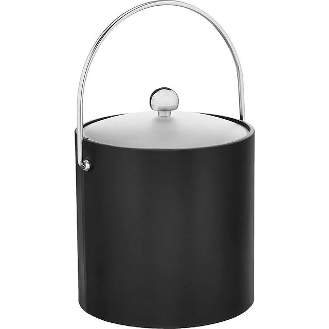 Kraftware Bartenders choice Fun colors collection Ice Bucket 3-Quart  Black  Double Wall construction  Keep Ice Perfectly chilled  Hotel Ice Bucket  g