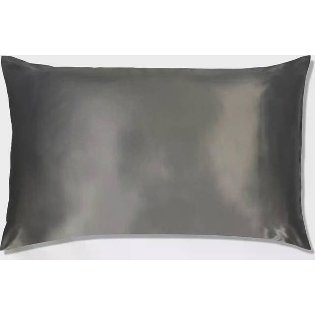 Slip Silk Pillowcase King - Charcoal