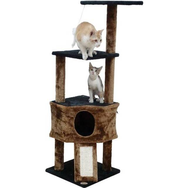 "Go Pet Club F707 46"""""""" Kitten Tree Brown"