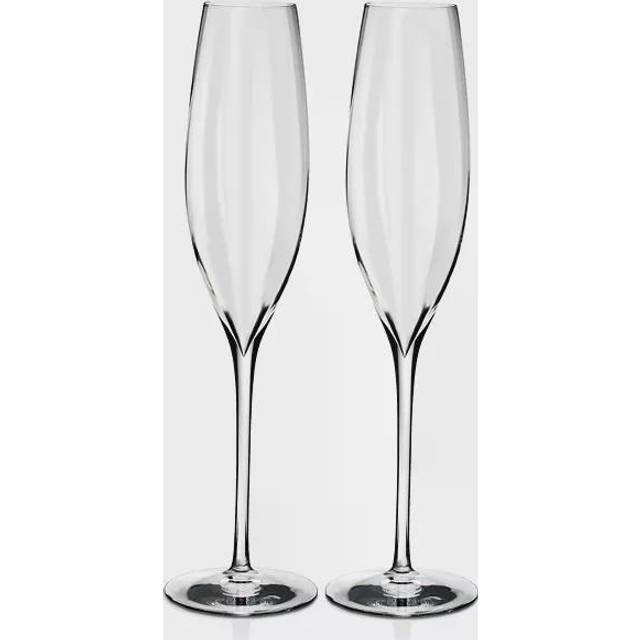 Elegance Optic Classic Champagne Flute, Set of 2 - Clear