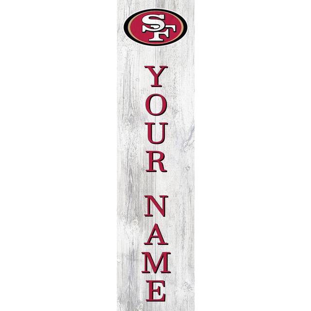 San Francisco 49ers 48" Personalized Welcome Leaner Sign