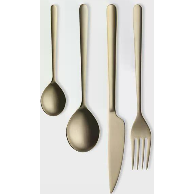 Mepra Linea Champagne 5-Piece Place Setting