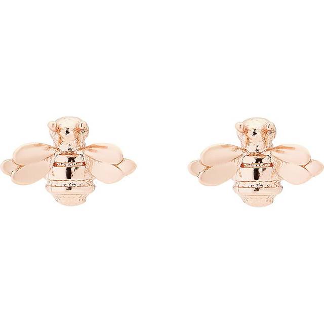 Ted Baker Beelii Bumble Bee Stud Earrings For Women (Rose Gold)